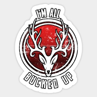 Bucked Up Sticker